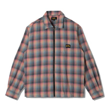 Load image into Gallery viewer, Zip Shirt - Pink Teal Plaid
