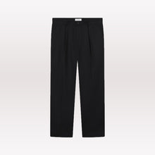 Load image into Gallery viewer, Reece Pleated Twill Pants - Black
