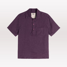Load image into Gallery viewer, Girona Linen Shirt - Plum
