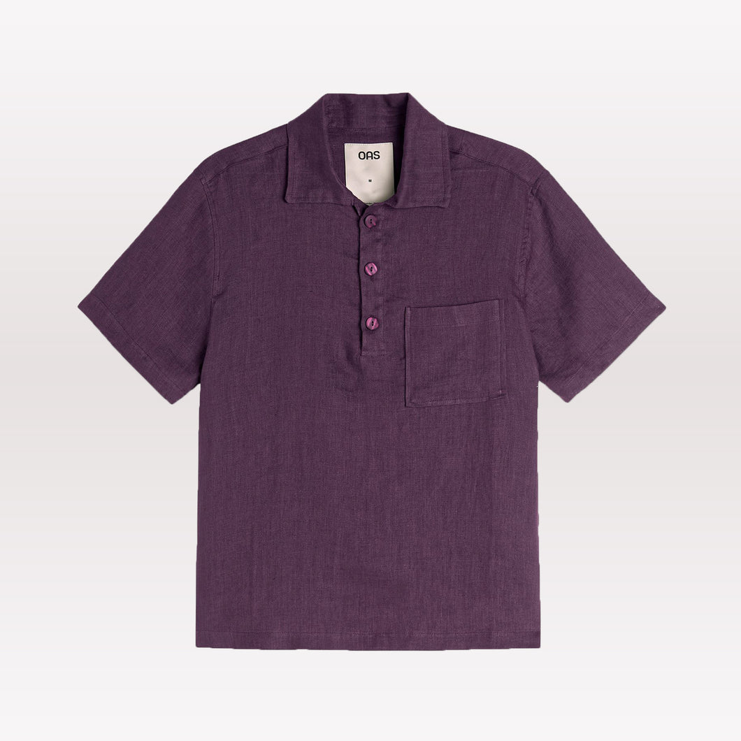 Girona Linen Shirt - Plum