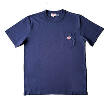 Load image into Gallery viewer, Heritage Pocket T Shirt - Navire Navy
