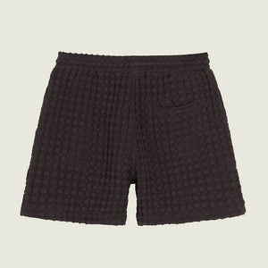Porto Waffle Shorts - Nearly Black