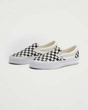 Load image into Gallery viewer, Premium Classic Slip On Reissue 98 LX Checkerboard Black / White

