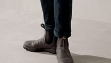 Load and play video in Gallery viewer, 1910 Chelsea Boot - Steel Grey Suede
