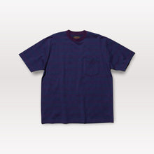 Load image into Gallery viewer, Pocket Tee Jacquard Stripe - Purple
