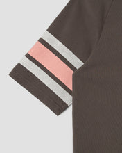 Load image into Gallery viewer, Raglan Stripe Tee - Washed Black
