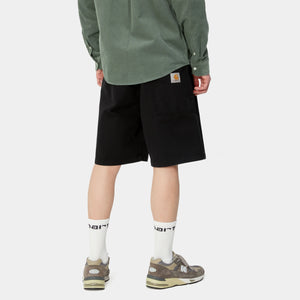 Rainer Short - Black Garment Dyed