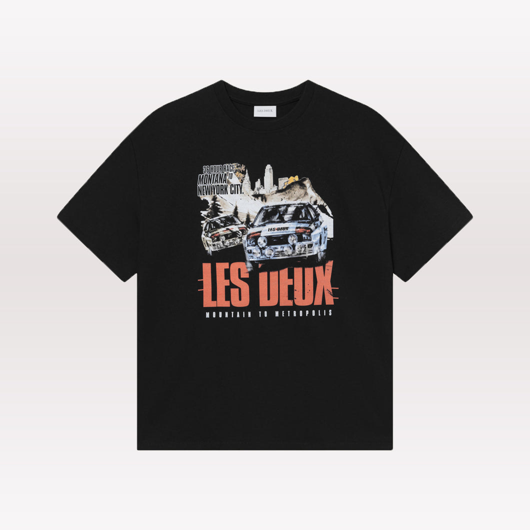 Cole Rally T Shirt - Black