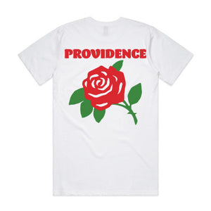 Providence Rose Logo Pocket T-Shirt - White