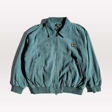 Load image into Gallery viewer, Roughneck Collared Bomber - Washed Botanical Green
