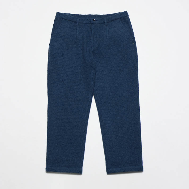 Ryder Trouser - Insignia Blue Textured Jacquard