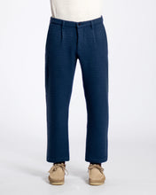Load image into Gallery viewer, Ryder Trouser - Insignia Blue Textured Jacquard
