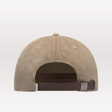 Load image into Gallery viewer, Ivy League Corduroy Cap - Dark Sand
