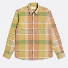 Load image into Gallery viewer, Classic Long Sleeve Shirt- Seersucker Check Moss
