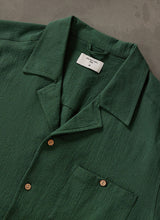 Load image into Gallery viewer, Cuban Shirt - Forest Seersucker
