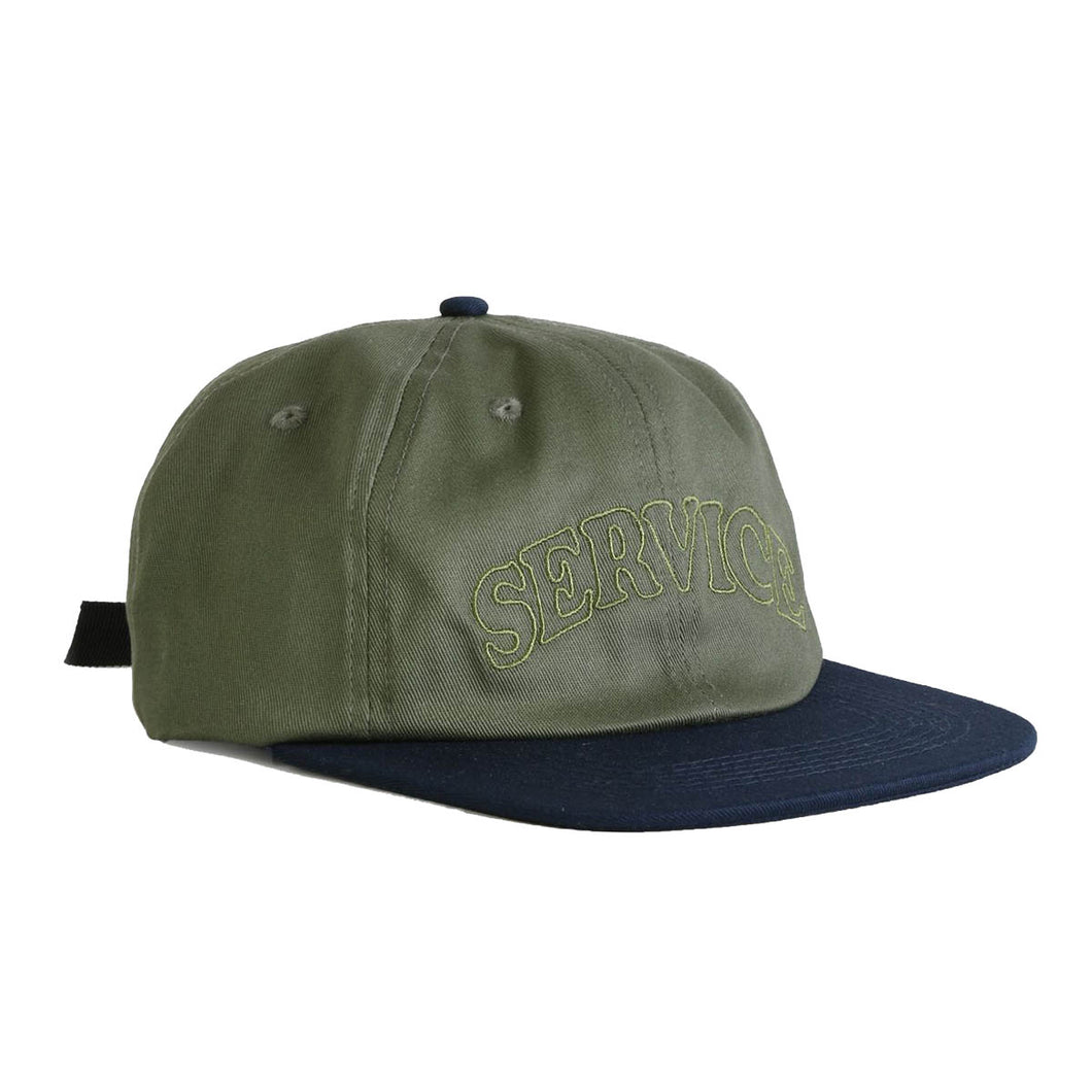 Arch Logo Cap - Olive / Navy