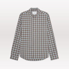 Load image into Gallery viewer, Check Shirt - Faded Denim Blue
