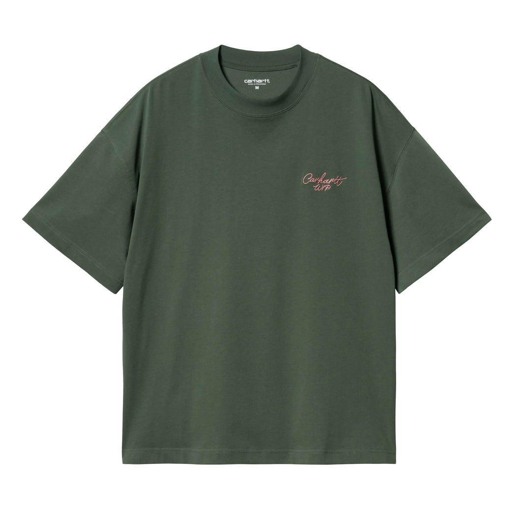 Signature Script T-Shirt - Sycamore Tree / Dusty Rose