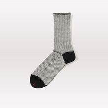 Load image into Gallery viewer, Pinstripe Socks - Black White
