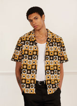 Load image into Gallery viewer, Sour Patch Cuban Shirt - Tan / Black
