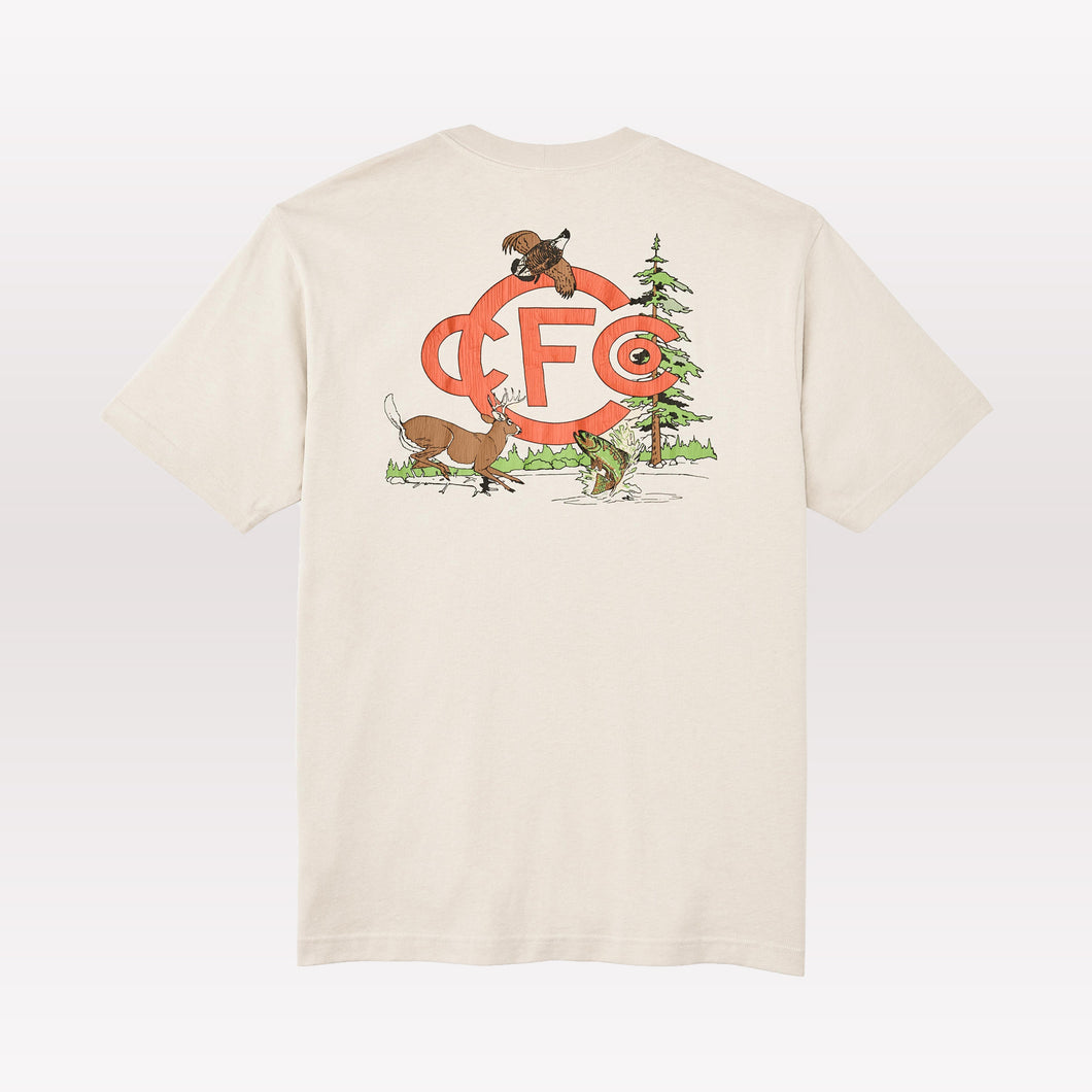 Sportsman Club Graphic T-Shirt - Cliff Grey