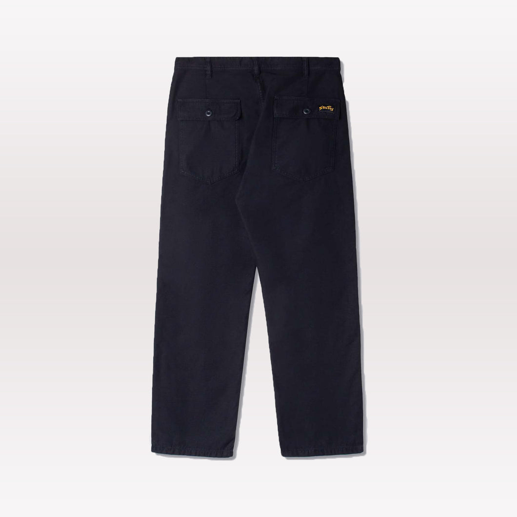 Fat Pant - Black Sateen