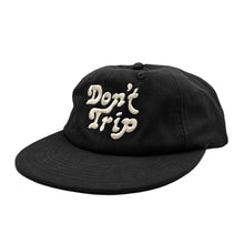 Load image into Gallery viewer, Don&#39;t Trip Strapback Hat - Black
