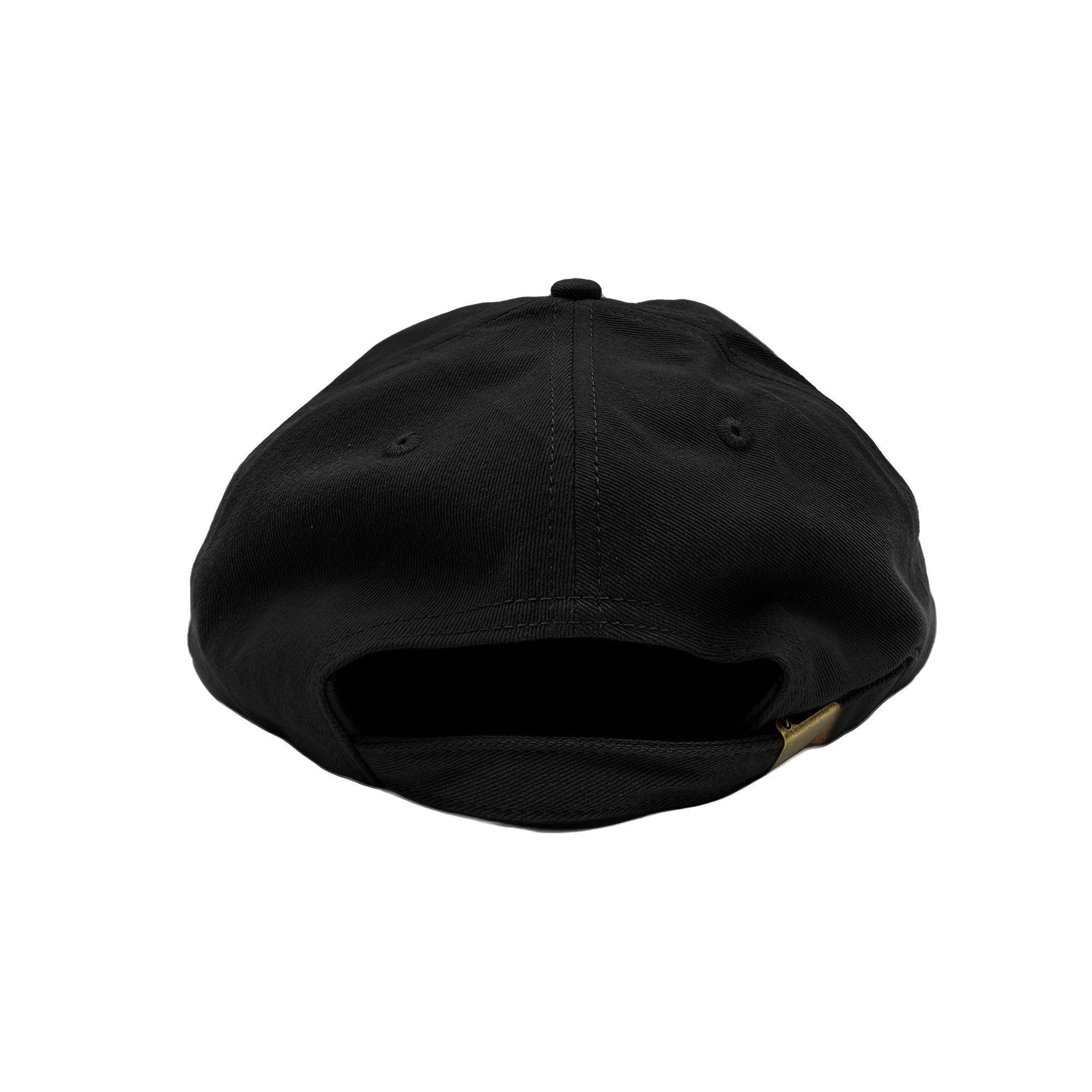 Black sales strap hat