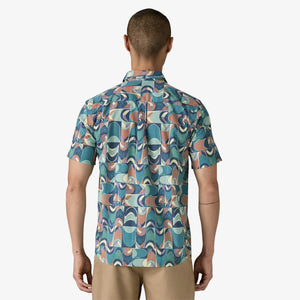 Go To Shirt - Swallowtail Geo: Still Blue