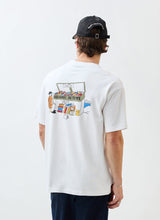 Load image into Gallery viewer, Du Temps Oversized T Shirt - White

