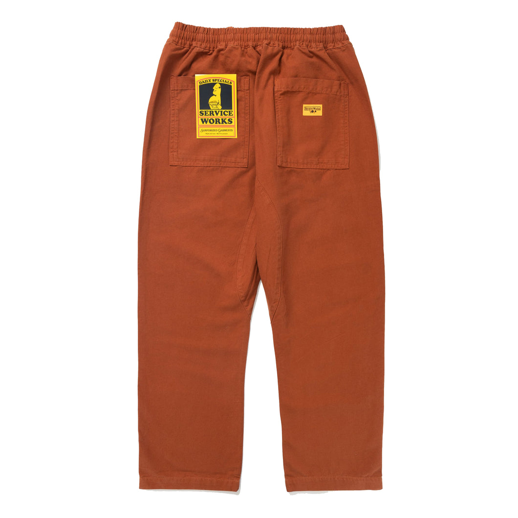 Classic Chef Pants - Terracotta
