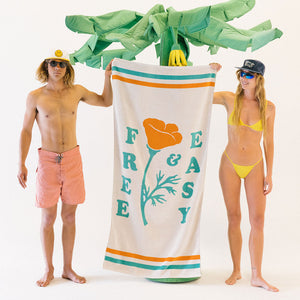 Poppy Beach Towel