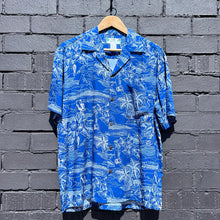Load image into Gallery viewer, Aloha Shirt - Etches Of Hawaii Navy
