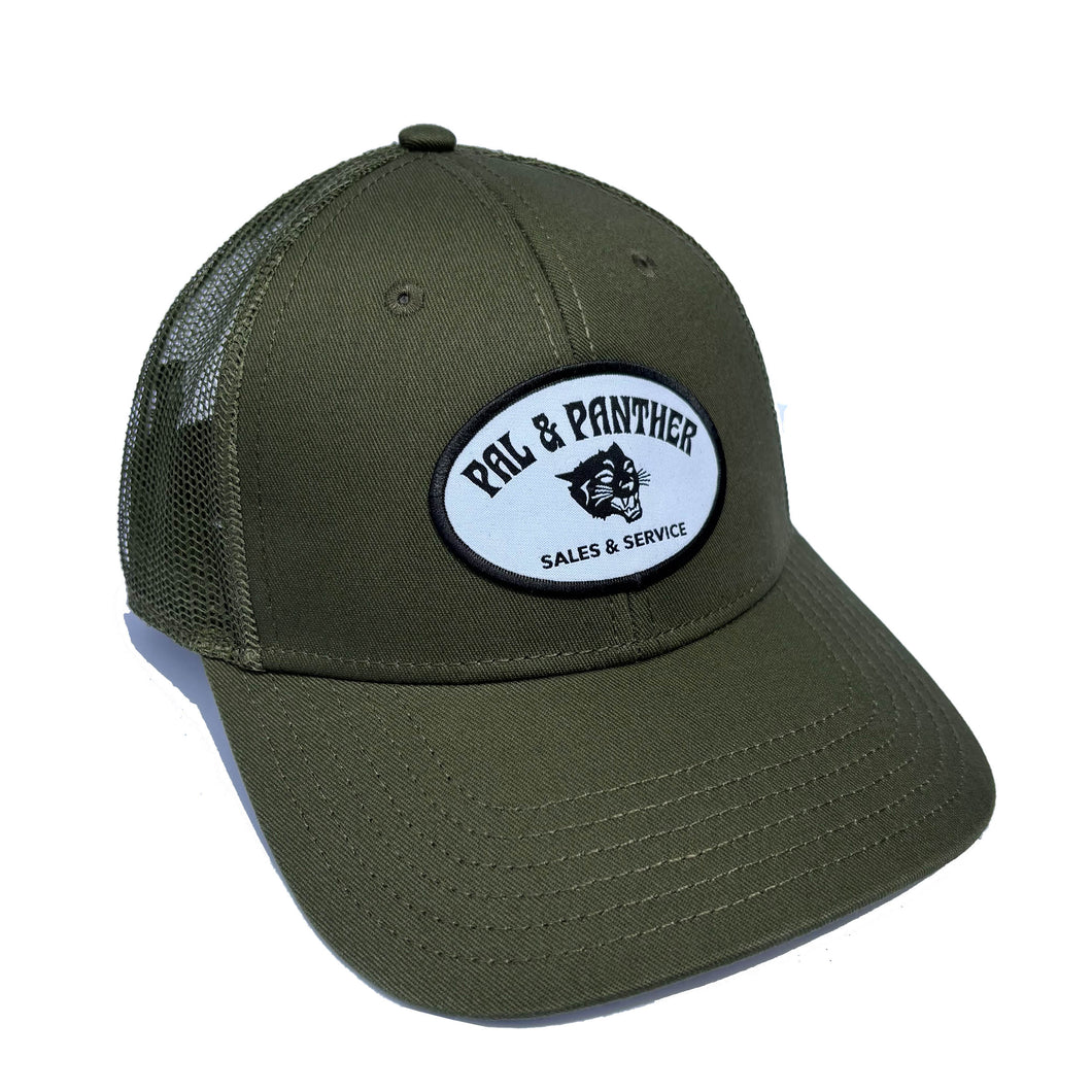 Pal & Panther Mid Trucker Cap - Army