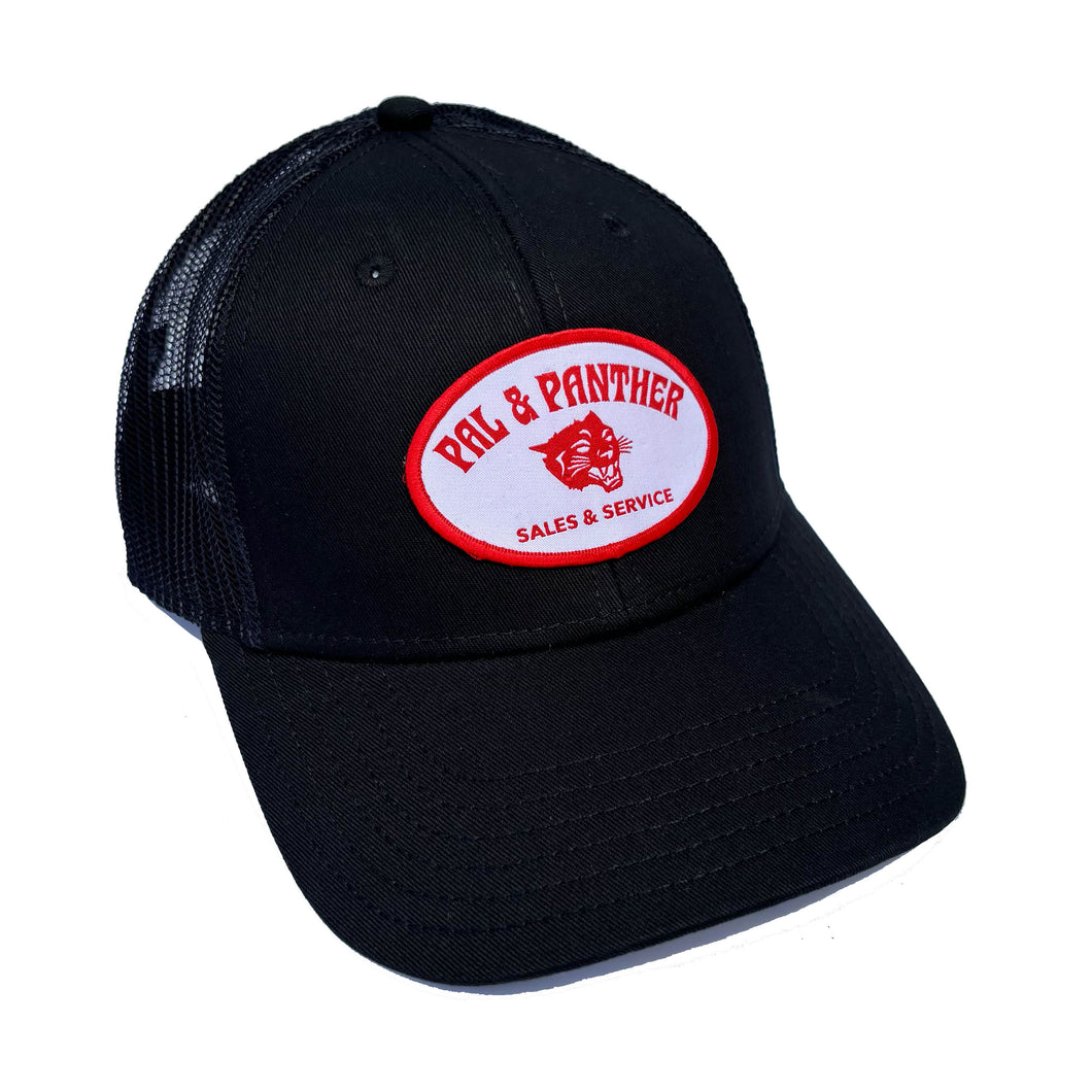 Pal & Panther Mid Trucker Cap - Black