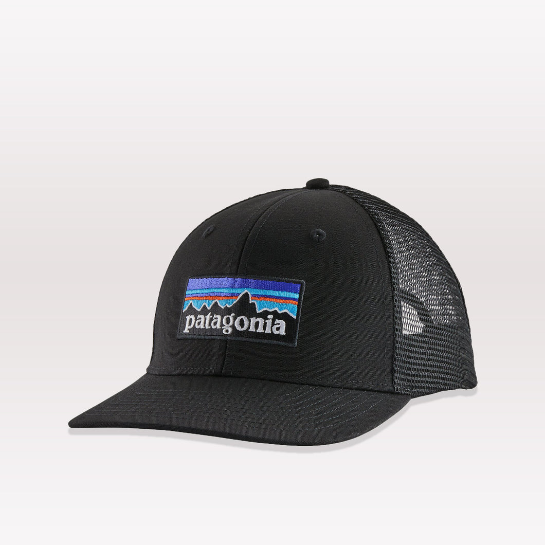 P-6 Logo Trucker Hat - Black