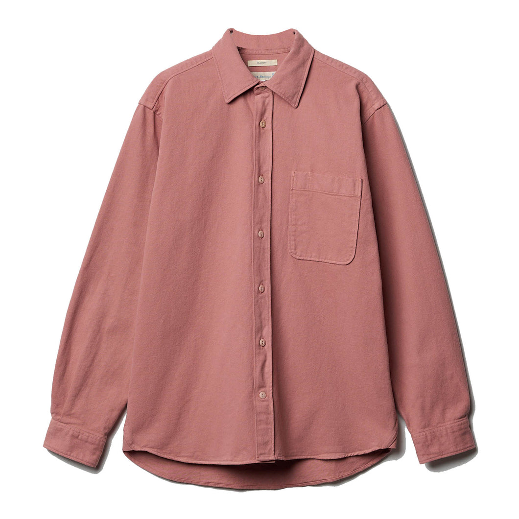 Shirt 01 Broken Twill - Rosewood