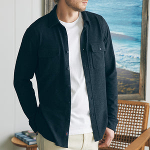 Legend Sweater Shirt - Heathered Black Twill