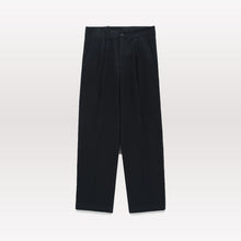Load image into Gallery viewer, Canal Pleated TwillForm Pant - Black
