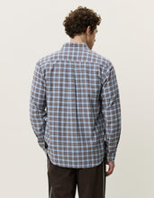 Load image into Gallery viewer, Check Shirt - Faded Denim Blue

