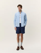 Load image into Gallery viewer, Cotton Linen Shirt - Skyway Blue

