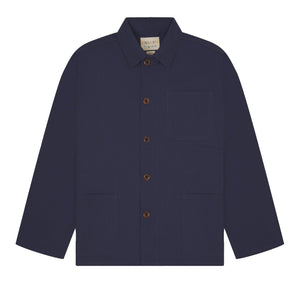 3001 Buttoned Overshirt - Midnight Blue