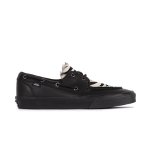 Load image into Gallery viewer, 2 Eyelet Boat Shoe- Pony Hair Black
