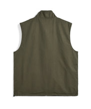 Load image into Gallery viewer, Non Down Mountain Reversible w-Zip Vest - Black / Dark Olive
