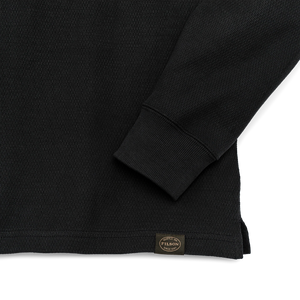 Waffle Knit Crew - Navy