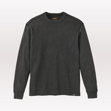 Load image into Gallery viewer, Waffle Knit Crew - Faded Black
