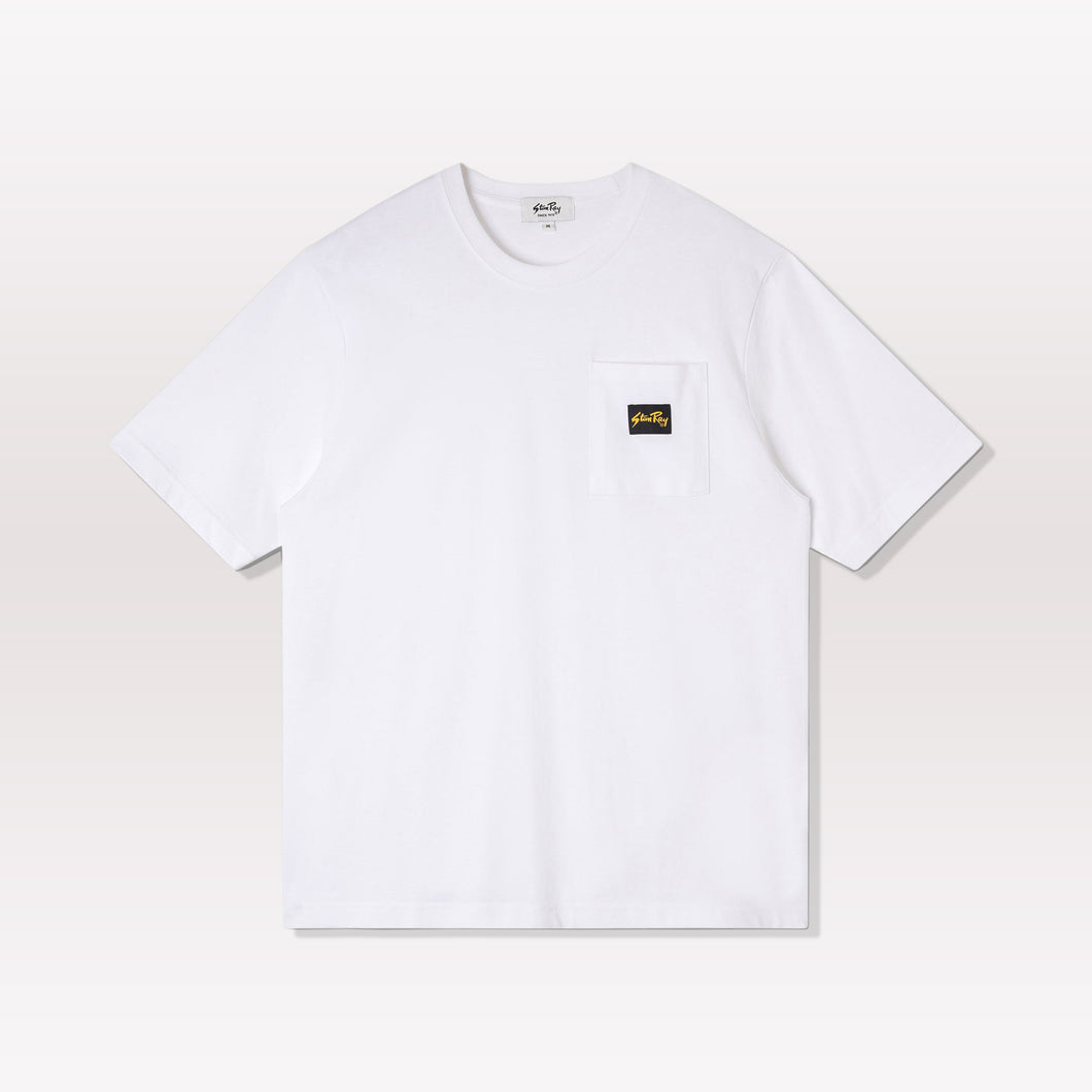 Patch Pocket Tee - White