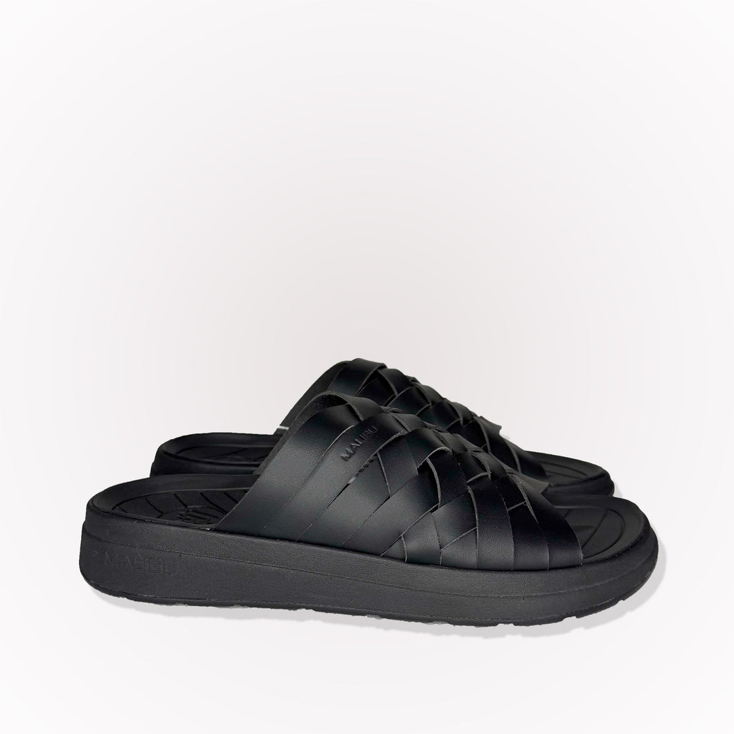 Zuma  - Black Vegan Leather
