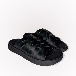 Zuma  - Black Vegan Leather