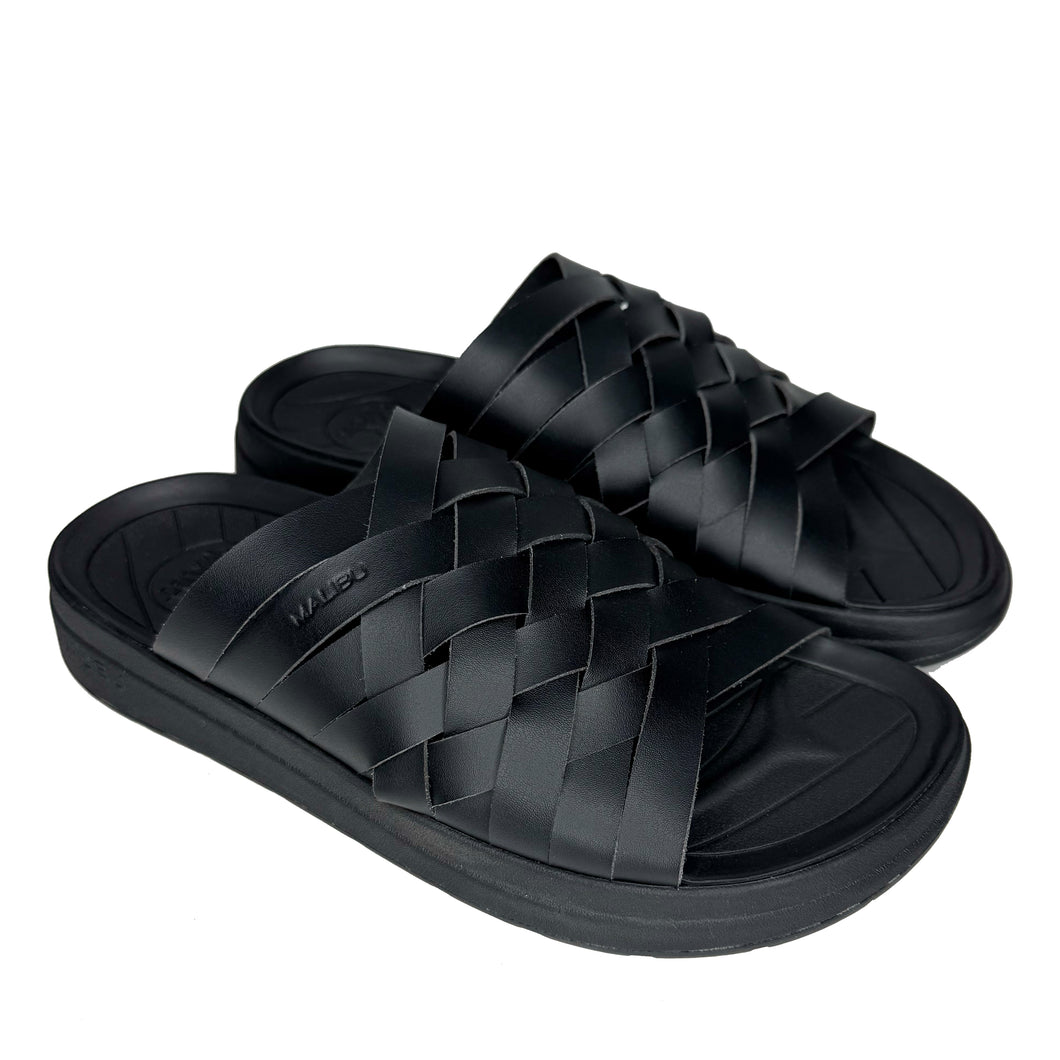 Zuma  - Black Vegan Leather